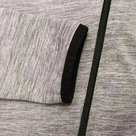 Hyba Grey  Zip Up with asymmetrical collar - Picture 3 of 5